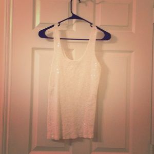 Express sequence white tank
